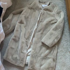 Faux Fur Coat Mid Length